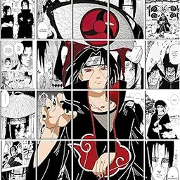 VEENSHI Set of 20 Itachi Manga Collage Kit Poster Naruto Wall Poster | A4 Size (11.9x8.3 inch) 300 GSM Poster-Paper-picture-25