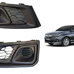 Buy N Bliss Fog Light Bezel/Cover Left and Right Both Side Black Finish for Honda Amaze 2018 Onwards - Set of 2-picture-13