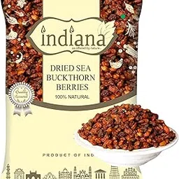 Indiana Sea Buckthorn Berry (100 gm) - Nourishes Skin | Rich in fatty Acids,Omega 3, 6, 7, 9, Collagen, Fiber, Omegas, Vitamin C, Vitamin E| No added Sugar | (100 grams)-picture-10