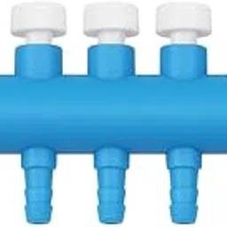 VAYINATO® 6 Way Aquarium Air Pump Plastic Splitter (Blue) Air Flow Control Valve | Durable Plastic Fish Tank Air Distributor Connector by Petzlifeworld-picture-17