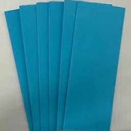 ProKart Flower Making Duplex Wrinkled Stretchable Crepe Paper for DIY Flower Making and Wrapping (Pack of 6 Sheets) (Sky Blue)-picture-25