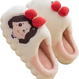 cubsden Warm Winter Slippers Flip Flops Women Fashion Fur Slip on for House and Bedroom Slides & Home Indoor-picture-14