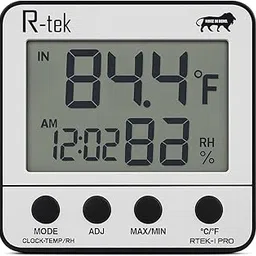 R-TEK Digital Thermo Hygrometer | Temperature & Humidity Meter for Room, Indoor Outdoor Thermometer, Handheld Psychrometer(Gray)-image-80
