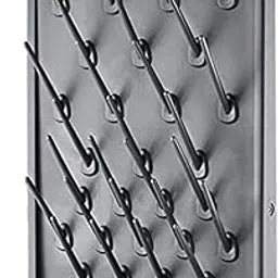 Drying Rack 27 Pegs Lab Supply Pegboard Bench-top/Wall-Mount Laboratory Glassware 27 Detachable PegsLab Drying Draining Rack Cleaning Equipment Black-image-49