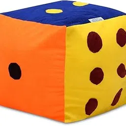 Dice Cube Games for Boys and Girls Cloth Dice, Ludo Snake Game - Soft Toys for Kids Lightweight & Washable - Unisex Family Game Entertainer for All Ages (6 inch)-image-60