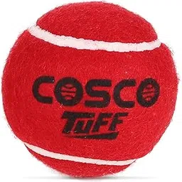Cosco Cotton Tuff Cricket Tennis Ball (Pack of 6, Red)-picture-22