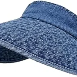 myaddiction Womens Sun Hat Fashion Wide Brim Portable Sports Hat for Party Travel Hiking Blue-picture-23