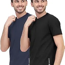 freecultr Truly Classic Organic Men's Cotton T-Shirt | Solid Round Neck Half Sleeve | Plain Stylish t Shirts | Regular Fit | Casual Comfortable T Shirt for Man-picture-19