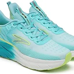 Action NITRO-508 Ultra Comfort Nreathable Cushioned Sports Lace-Up Running Shoes for Men(Ocean Blue F Green,7)-picture-17