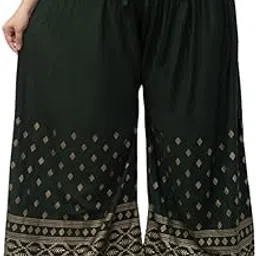style prezone Women's Plus Size Barfi Palazzo 5XL to 10 XL Free Size Palazzo-picture-37
