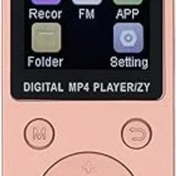 Bluetooth 5.0 MP3 Player, MP3 MP4 Music Player with Speaker, 1.8" Digital LCD Display, 64GB TF Card, FM Radio, Voice Recorder, Support up to 128GB (Gold)-picture-30
