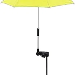 Merishopp Plant Umbrella Rainproof Multifunctional Ground Plug Lightweight Shade Cover Yellow|Umbrellas-image-46