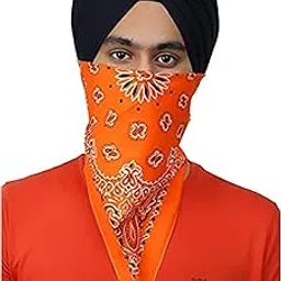bismaadh Cotton Novelty Double Sided Print Paisley Cowboy Bandana Scarf Headband Handkerchiefs Pack of 1-picture-40