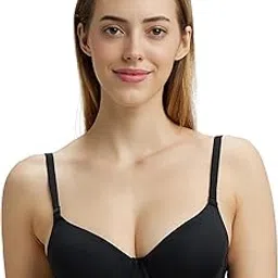 jockey 1832 Women's Wired Padded Soft Touch Microfiber Elastane Stretch Medium Coverage Multiway Backless Bra-picture-45