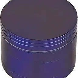 Turtuls Group Classic Metallic Herb Crusher, Grinder Medium with Honey Dust Filter with 4 Part (Blue, 42MM)-picture-10