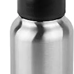 SPADES Stainless Steel Sipper Water Bottle 500ml Black&Silver | Gradient Matte Finish, BPA Free, Leak Proof, Durable Gym, Travel & Office Bottle Set of 1-picture-27