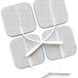 ALEXERA HEALTHCARE White Physiotherapy Equipments Self Adhesive Electrode Pads For Electronic Stimulators, Ift, Tens,Ems & Pulse Massagers (4 pieces of 5cms*5cms size).-picture-29
