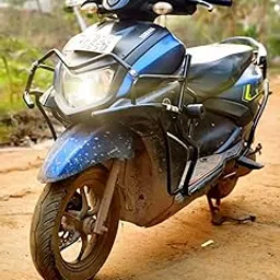 Crash Guard for YMH RAY ZR BS6 OE Type Perfect FITTMENT for This Model Both Side Slider (YMH RAY ZR BS6) Heavy Quality Metal with Premium Powdered Coating-image-9