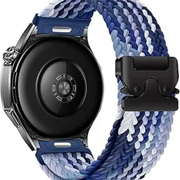 KEYSJEFF Compatible with Huawei Watch GT 5 Strap 46mm,One-click Bands Compatible with Huawei GT 4/3/3 pro 46mm Strap,22mm Woven Nylon Replacement Straps with Parachute Buckle-picture-33