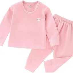 THE LITTLE LOOKERS Kids Winter Thermal Wear | Unisex Fleece Innerwear Set for Baby Girl & Baby Boy | Warm Woolen T-Shirt & Bottom Set-picture-38