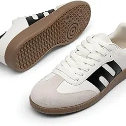 asteroid Retro Inspired Low Top Casual Shoes with Durable Gum Sole Contrast Side Accents and Classic Lace Up for Versatile Wear-picture-49