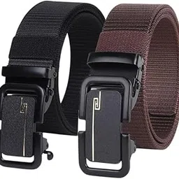 winsome deal Men's Canvas Belt (Pack of 2) – Strong, Comfortable & Stylish Belts for Casual and Formal Outfits-picture-10