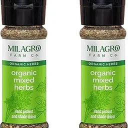 Milagro Farm Mixed Herbs Seasoning 25gm, for Pizza Pasta, Salad, Continental Dishes, Aromatic Herbs for Cooking at Home (Pack of 2)-picture-30