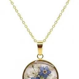 dainty little shop Pendants with Real Pressed Flowers-picture-51