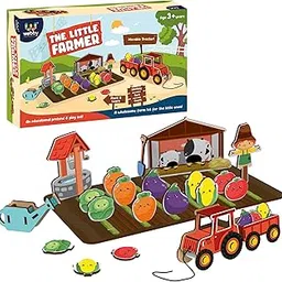 Webby The Little Farmer Farm Set | Educational Vegetable Counting & Sorting | Activity Pull Along Toy for Kids-picture-29