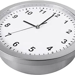 unimarket UniMarket® Silver Colour Clock Wall Safe, Hidden Wall Safe, for Jewelry for Credit Cards-picture-16