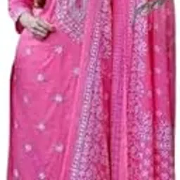 RIYANSHI Creation Pink Cotton Embroidered Kurta Pant and Dupatta Set, Traditional Indian Ethnic Wear for Women with White Floral Work-image-73