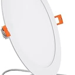 JARLSTAR - 8 inch LED Recessed Light with Junction Box 1 Pack 6000K Ultra Thin Recessed LED Lighting Non-Dimmable 18W 8 Inch Wafer Recessed Light Without-picture-26