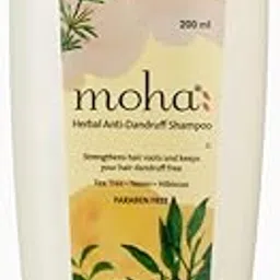 moha: Anti-Dandruff Shampoo With Perfect Blend Of Hibiscus & Tea Tree Oil For Men & Women all types of hairs - 200ml (Pack of 1)-picture-36