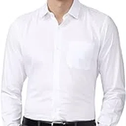 peter england Men's Cotton Solid Slim Fit Shirt-picture-35