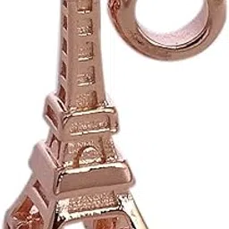 Stylish & Cool 925 Pure Sterling Silver Eiffel Tower Charm Gifts for Him & Her Charm Fits For Bracelets/Anklets/Chains-image-94