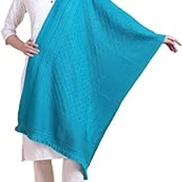 Women's Designer Knitted Woolen Stole-image-70