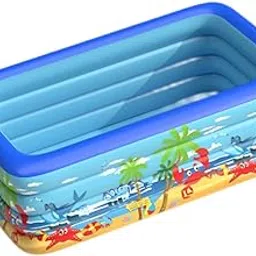 bnf® Inflatable Pool for Kids and Adults Blow up Pool for Home Indoor Garden Yard 210x150x70cm Home & Garden | Yard, Garden & Outdoor Living | Pools & Spas | Swimming Pools | Inflatable & Kid Pools-picture-11