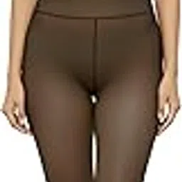 Womens Cold Season Warm Thermal Fleece Lined Stretchable Footed Leggings/Soft Touch Skinny Fit/Tights Slim Fit Pants (Free Size)-image-48