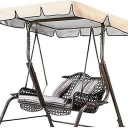 KACHEEG® Swing Seat Canopy Cover – Oxford Cloth Outdoor Swing Roof for Garden, Balcony & Patio Use-image-5