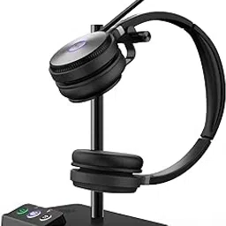 YEALINK WH62 Dual UC TEAMS DECT Wirelss Headset, Busylight On Headset, Leather Ear Cushions-image-85
