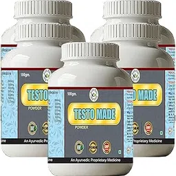 Health Made Ayurvedic Testo Made, Testosterone Support Supplement for Men (100 Gm) | With KSM 66 Ashwagandha, Safed Musli, Gokshura | For Energy, Stamina & Muscle Strength Pack of 5-picture-36