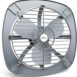 RR Signature Vento Prime 300 MM With Guard Exhaust Fan| Plastic Frame | Metal Blades | 3 Year Warranty (Grey)-image-99