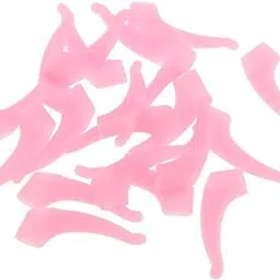 JAZZY PEARLS 10 Pairs Silicone Anti Slip Ear Grip Hooks Holder For Eyeglasses Glass Pink-picture-15