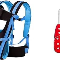 Antil's Black Blue Baby Carrier Bag & Washable/Reuseable Baby Diaper with 5 Layer Insert White Combo-picture-24