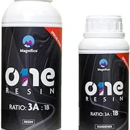 Magnifico One Resin - 1.2 KG (3:1) Clear UV-Resistant Epoxy Resin Art Kit, Smooth Finish, Easy to Use with Self-Leveling.-image-47