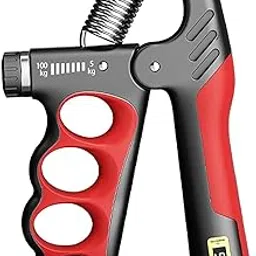 Serveuttam Hand Grip Strength Trainer (100 kgs) - Forearm Strength Trainer Adjustable Gripper | New Improved Design for Heavy Strength Training (Red, 100 kg) (Red, 100 kg)-image-9