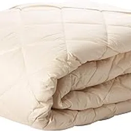 Sealy TPWSCPADD3 Bed Pad, TP Washable Cotton Pad 3, Double, Antibacterial, Odor Resistant, Dust Mite Resistant, Laundry Net Included, Beige-picture-39