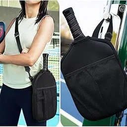 Calandis® Neoprene Pickleball Racket Cover Portable Gift Racket Cover Case for Outdoor Black-picture-29