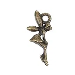 THE STYLE SUTRA 50pcs Angle Fairy Alloy Pendant Charms for Phone Hanging Bronze-image-21
