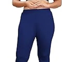 lunain Ankle Length Slim fit Super Combed Stretchable Premium Cotton Leggings for Women and Girls-picture-32
